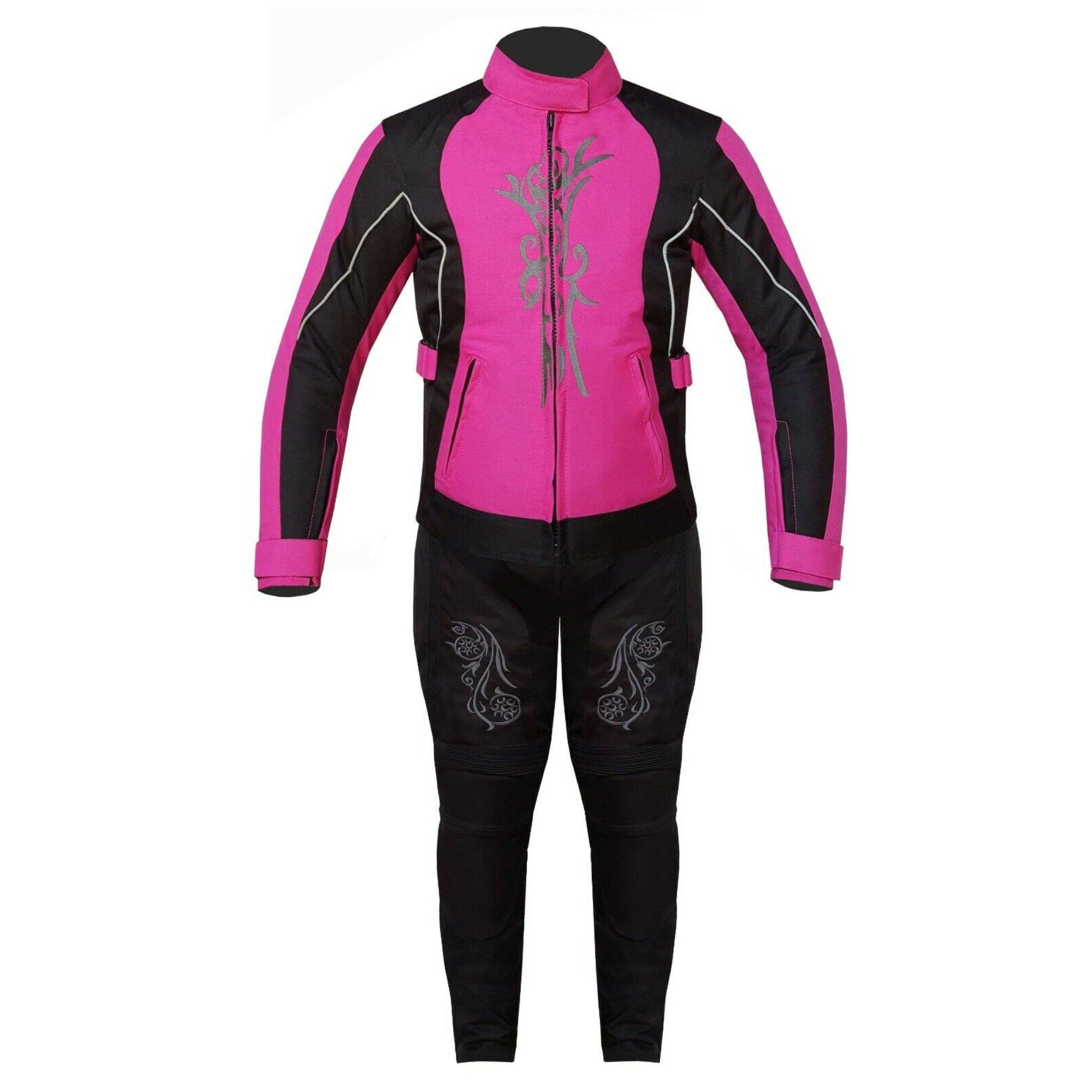 Pink sale motorcycle suit