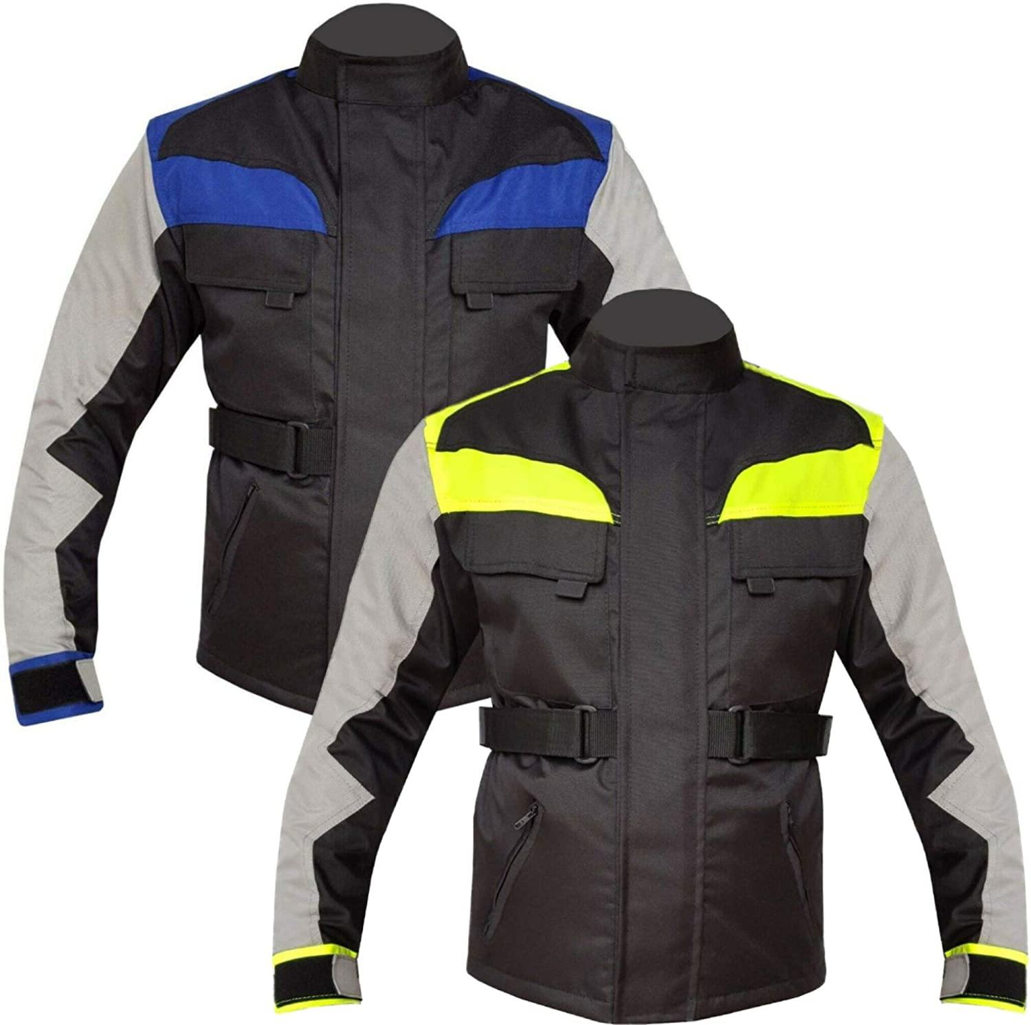 Hi vis shop leather jacket