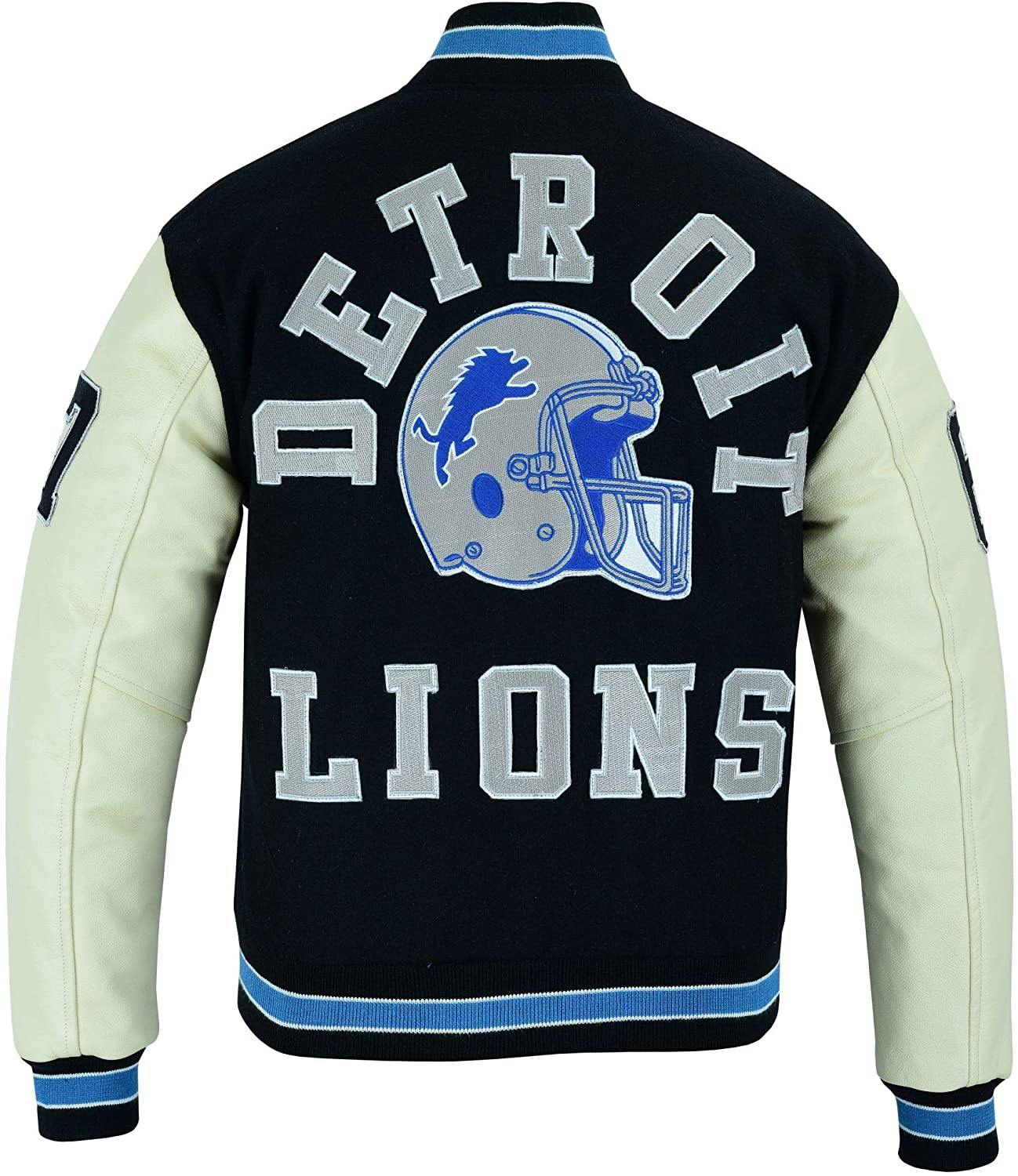 Beverly Hills Cop Axel Foley Detroit Lions Sports Letterman Jacket