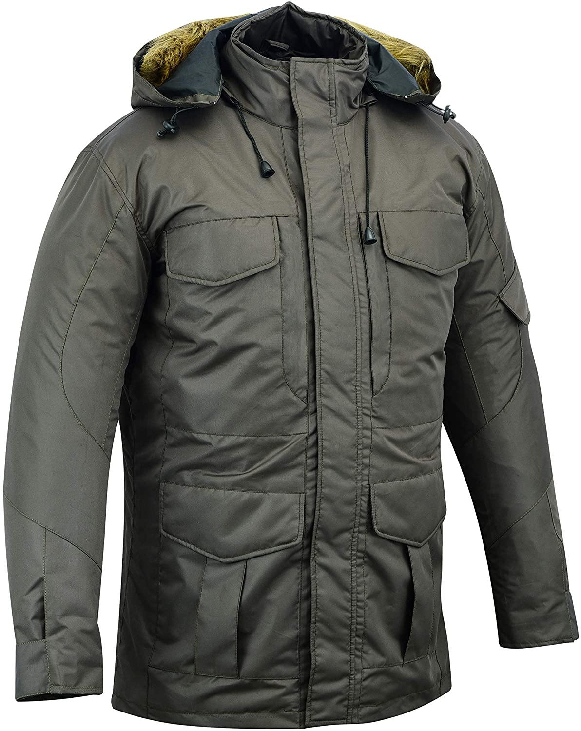 Warrior Gears® New Men's Motorcycle, Scooter Parka Jacket