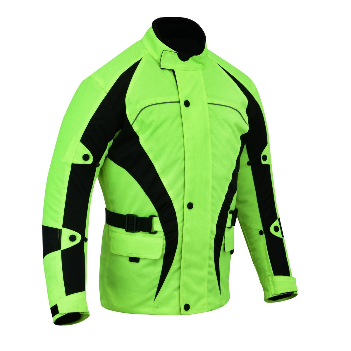 Warrior Gears® Motorcycle Jacket For Men | Waterproof | Hi-Vis Bulls