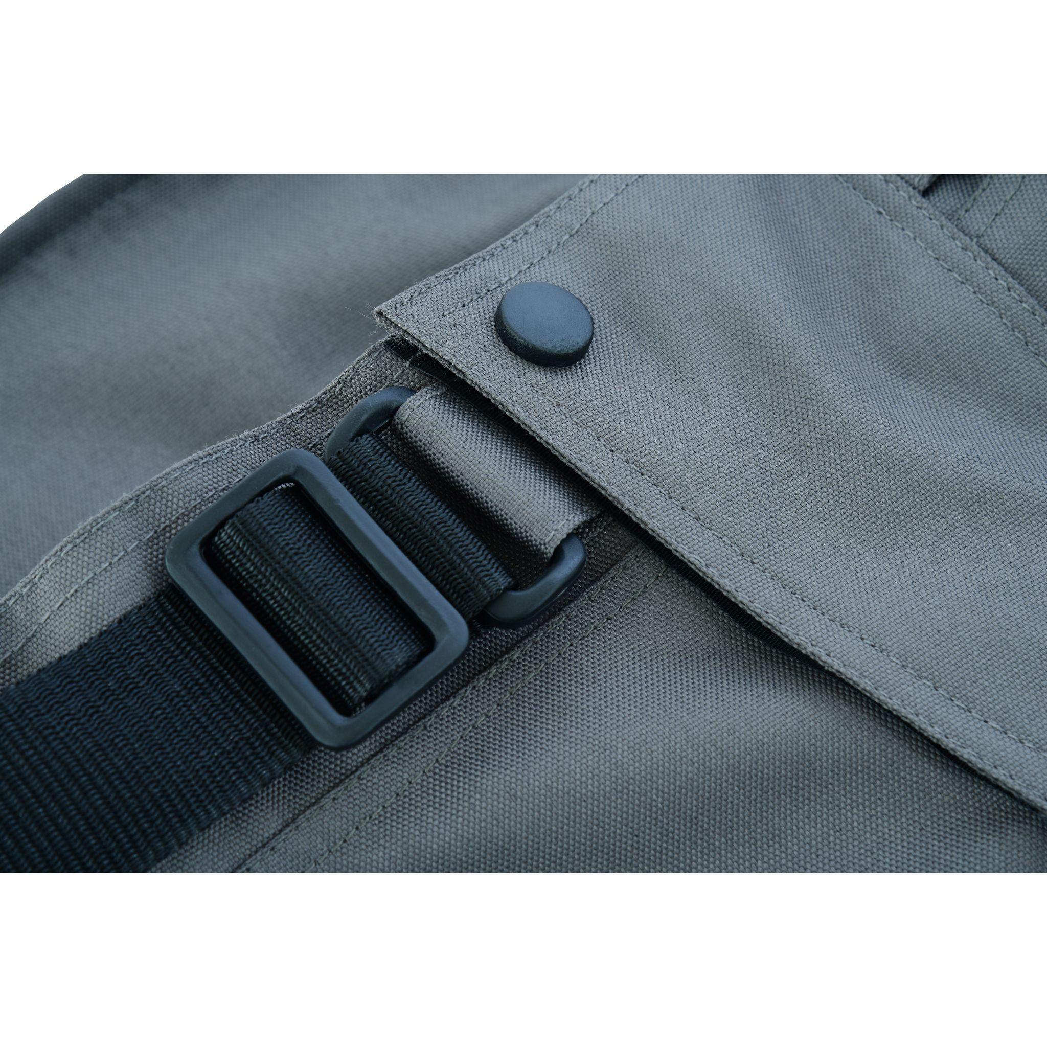 Warrior Soul Men's Summer Mesh Motorcycle Trousers - Waterproof, Breathable, CE Armour - Black/Beige